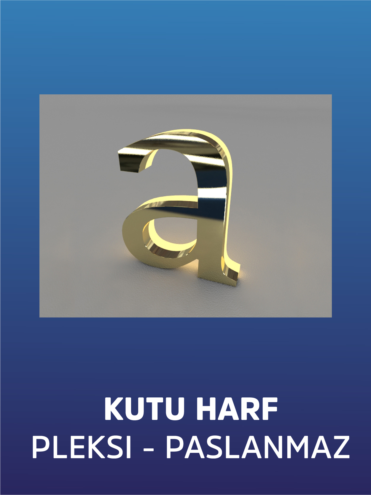 Ankara Pleksi Kutu Harf Tabela Üretimi